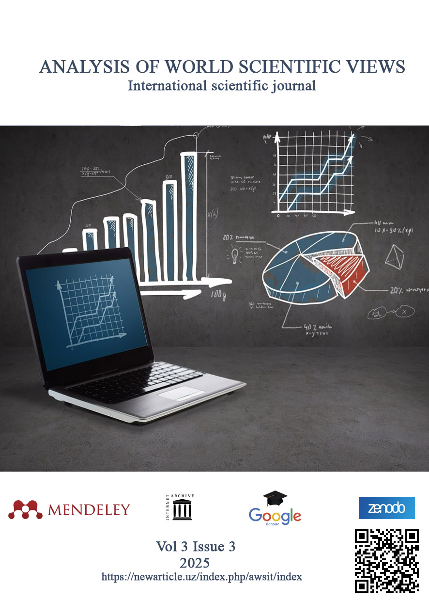 					View Vol. 3 No. 4 (2025): Analysis of world scientific views International Scientific Journal
				